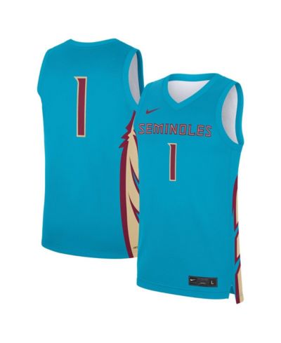 Мужская джерси Nike Turquoise Florida State Seminoles Alternate Replica