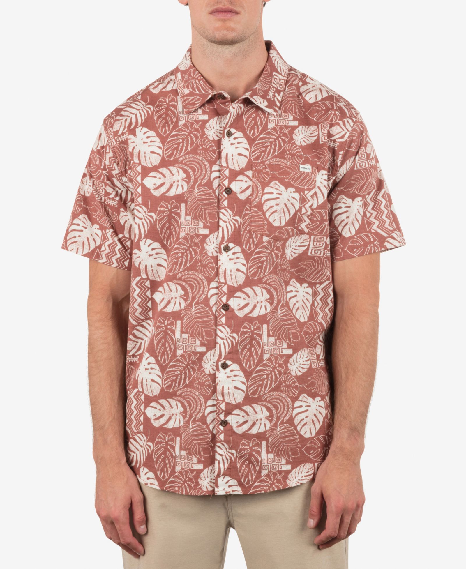 Мужская рубашка Hurley OAO Lido Stretch Short Sleeve
