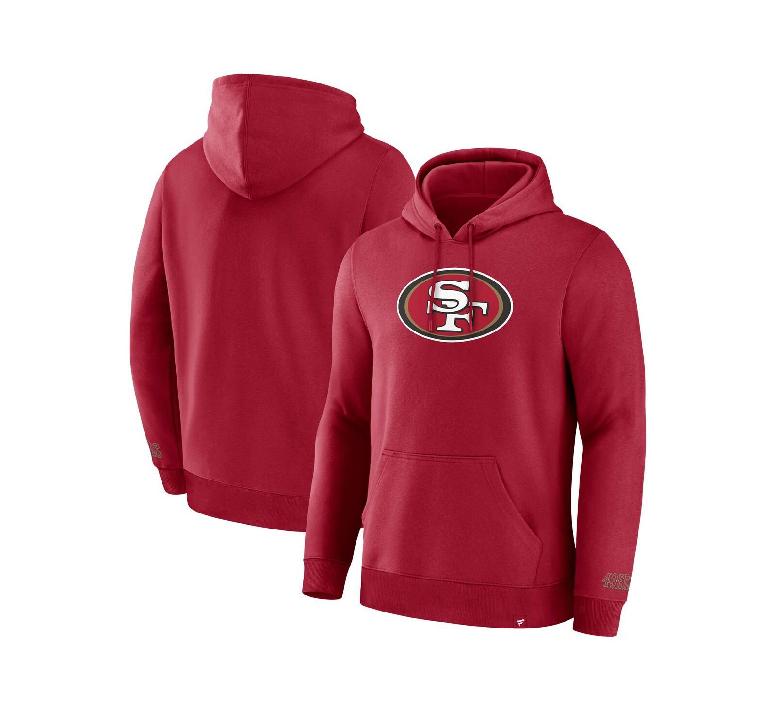 Fanatics Men's Scarlet San Francisco 49ers Legacy Fleece Pullover Hoodie