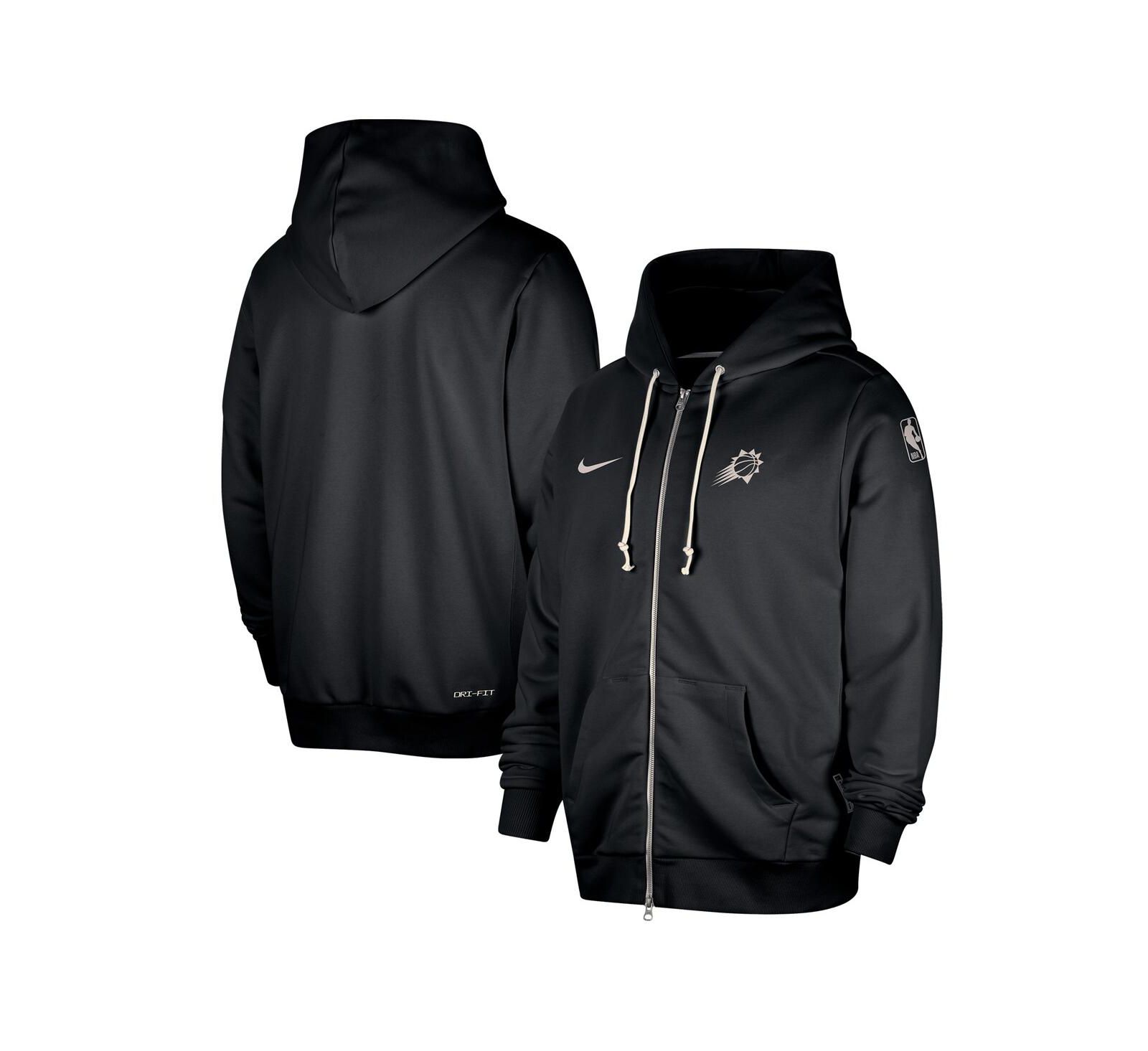 Nike Men's Black Phoenix Suns Authentic Standard Issue Full-Zip Hoodie Jacket
