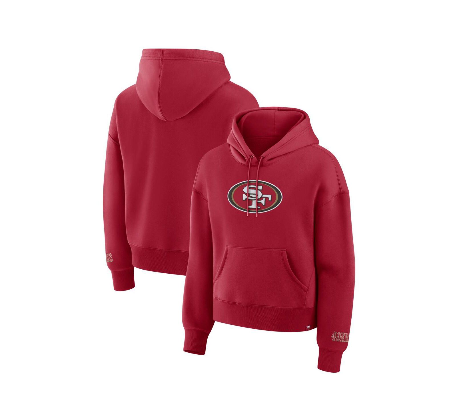 Женское худи Fanatics Scarlet San Francisco 49ers