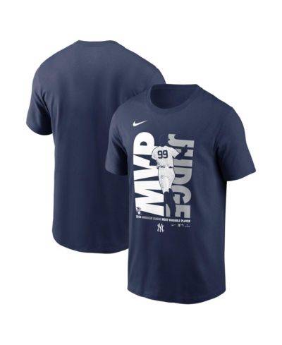 Мужская футболка Nike Aaron Judge Navy New York Yankees 2024 American League MVP