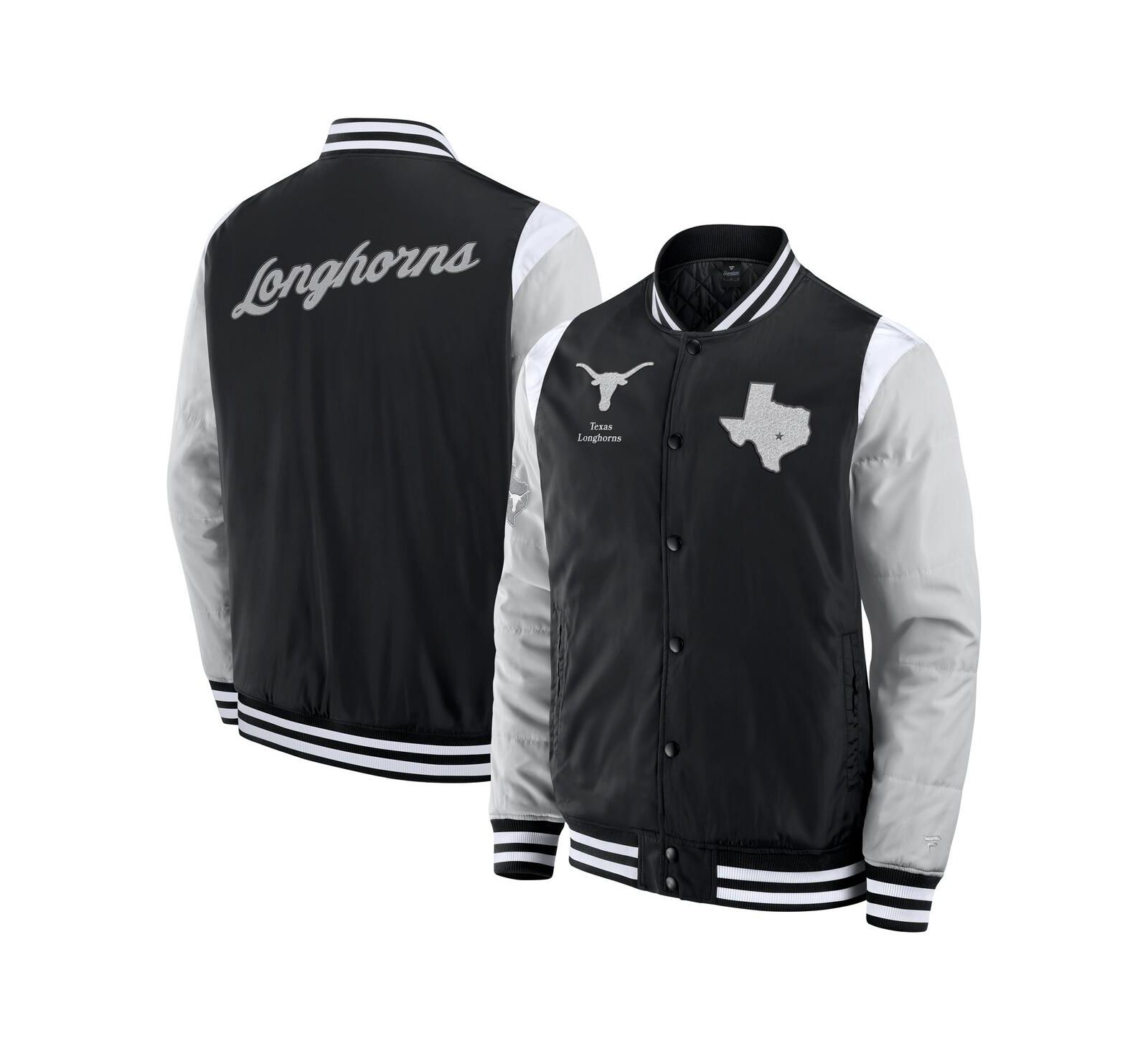 Мужская куртка Fanatics Black Texas Longhorns Elements Elite Full-Snap