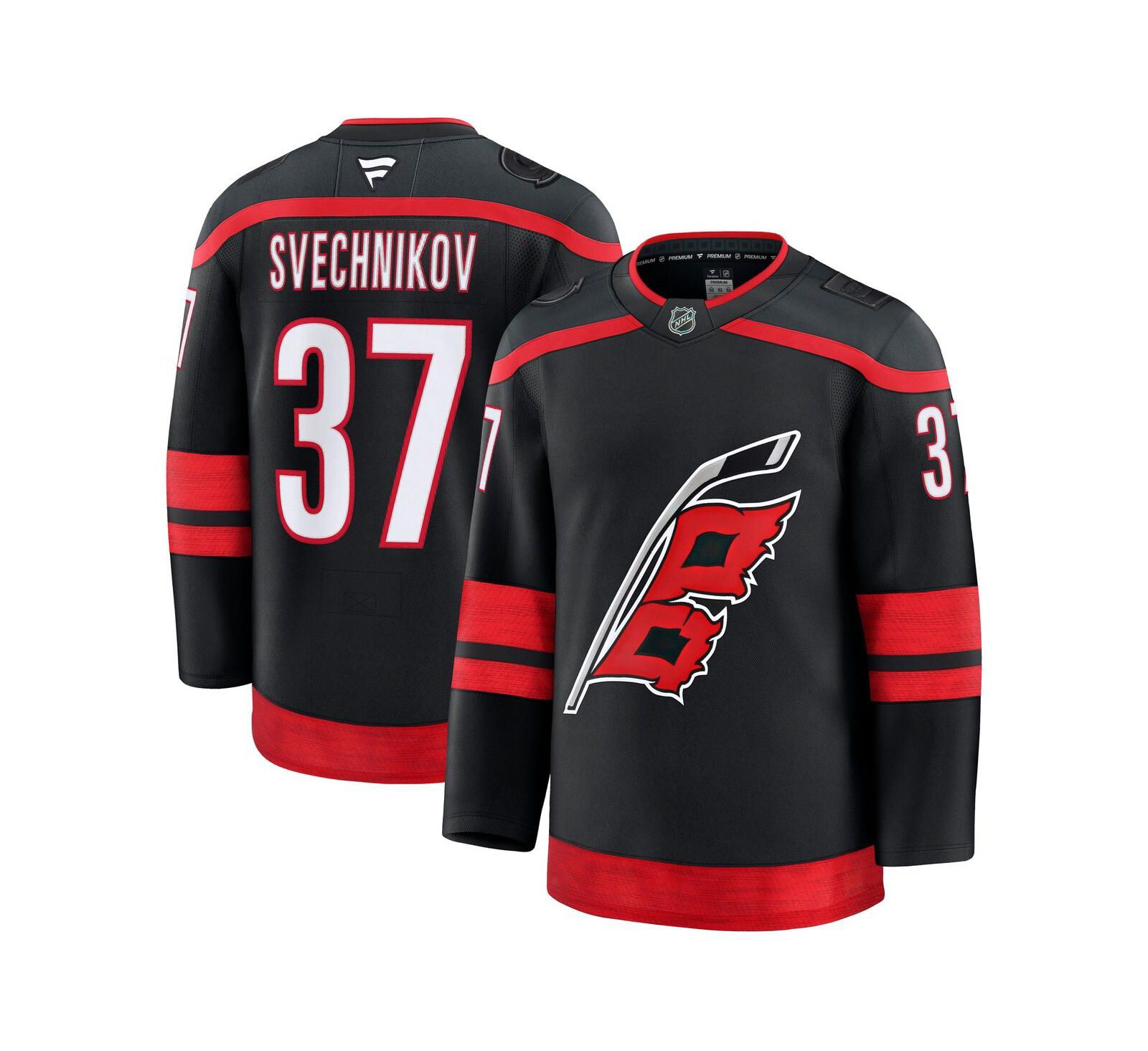 Fanatics Men's Andrei Svechnikov Black Carolina Hurricanes Home Premium Jersey
