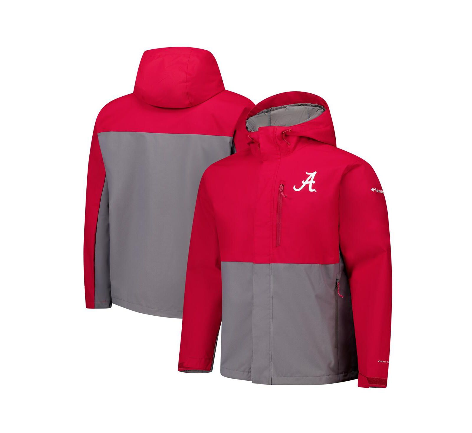 Мужская куртка Columbia Alabama Crimson Tide Field Bound Omni-Tech Full-Zip
