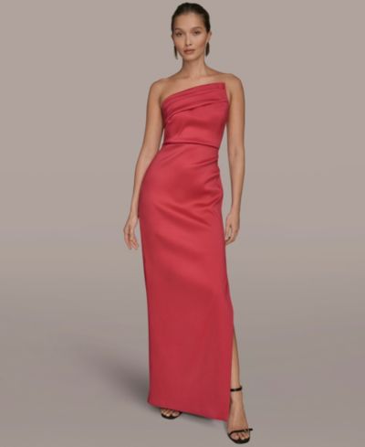 Женское вечернее платье Donna Karan New York Ruched Strapless Gown