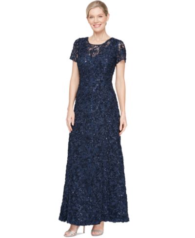 Женское платье Alex Evenings Women's Soutache Sequin A-Line Dress