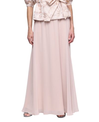 Alex Evenings Women's Chiffon Pull-On Maxi Skirt