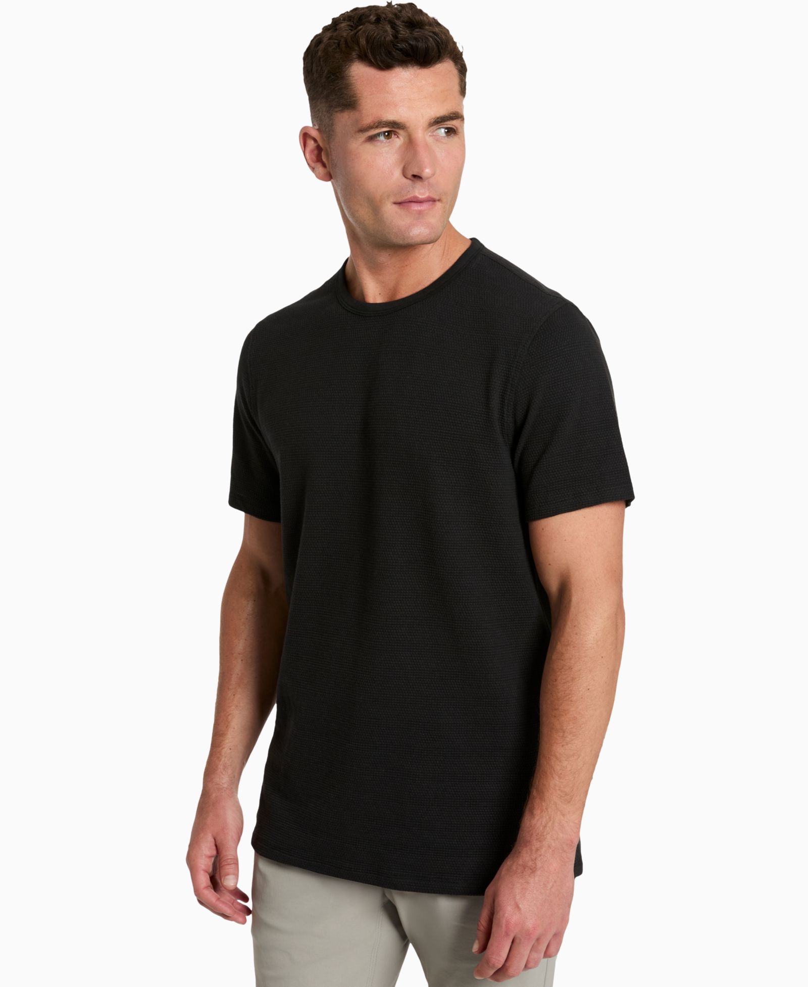 Kenneth Cole Men's Slim-Fit Textured T-Shirt