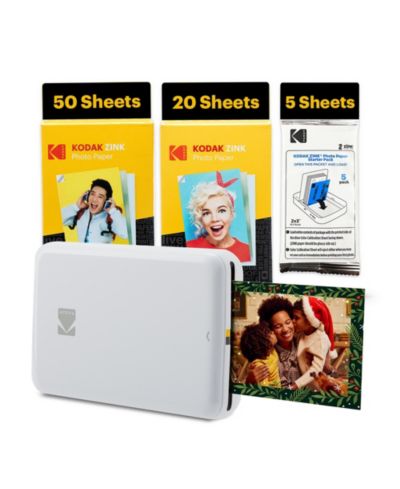 Фотопринтер Kodak Step Mobile Instant Photo 2x3" и бумага Zink
