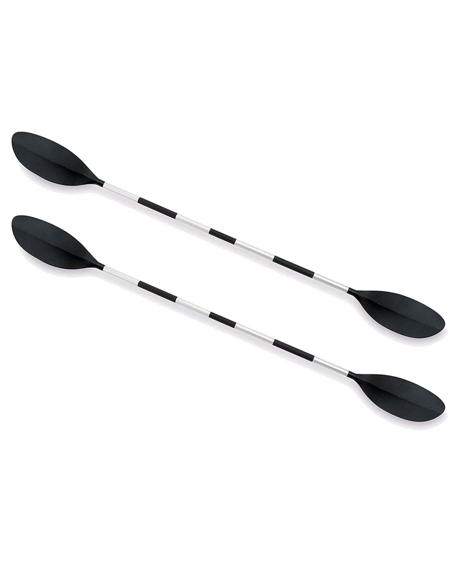 Надувной каяк Intex 86" Lightweight Aluminum Double Oar, черный, 2 шт. в комплекте