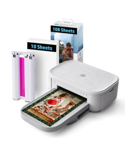 Беспроводной фотопринтер HP Sprocket Studio Plus 4x6, набор с бумагой и картриджем
