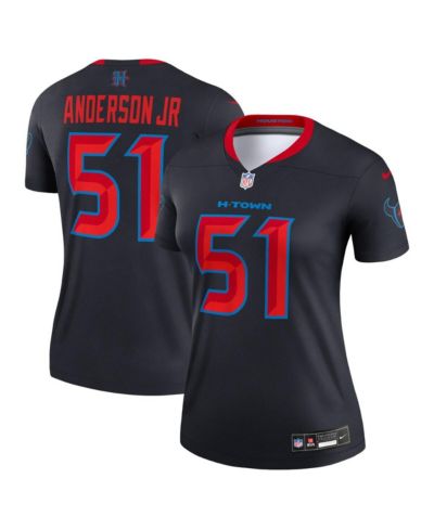 Женская спортивная футболка Nike Will Anderson Jr. Navy Houston Texans Alternate Legend Player Performance Top
