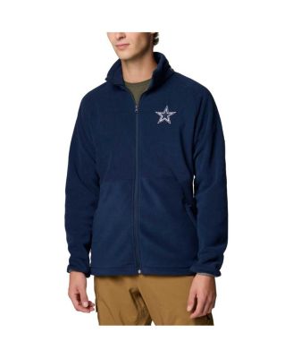 Мужская флисовая куртка Columbia Dallas Cowboys Flanker IV на молнии, темно-синяя
