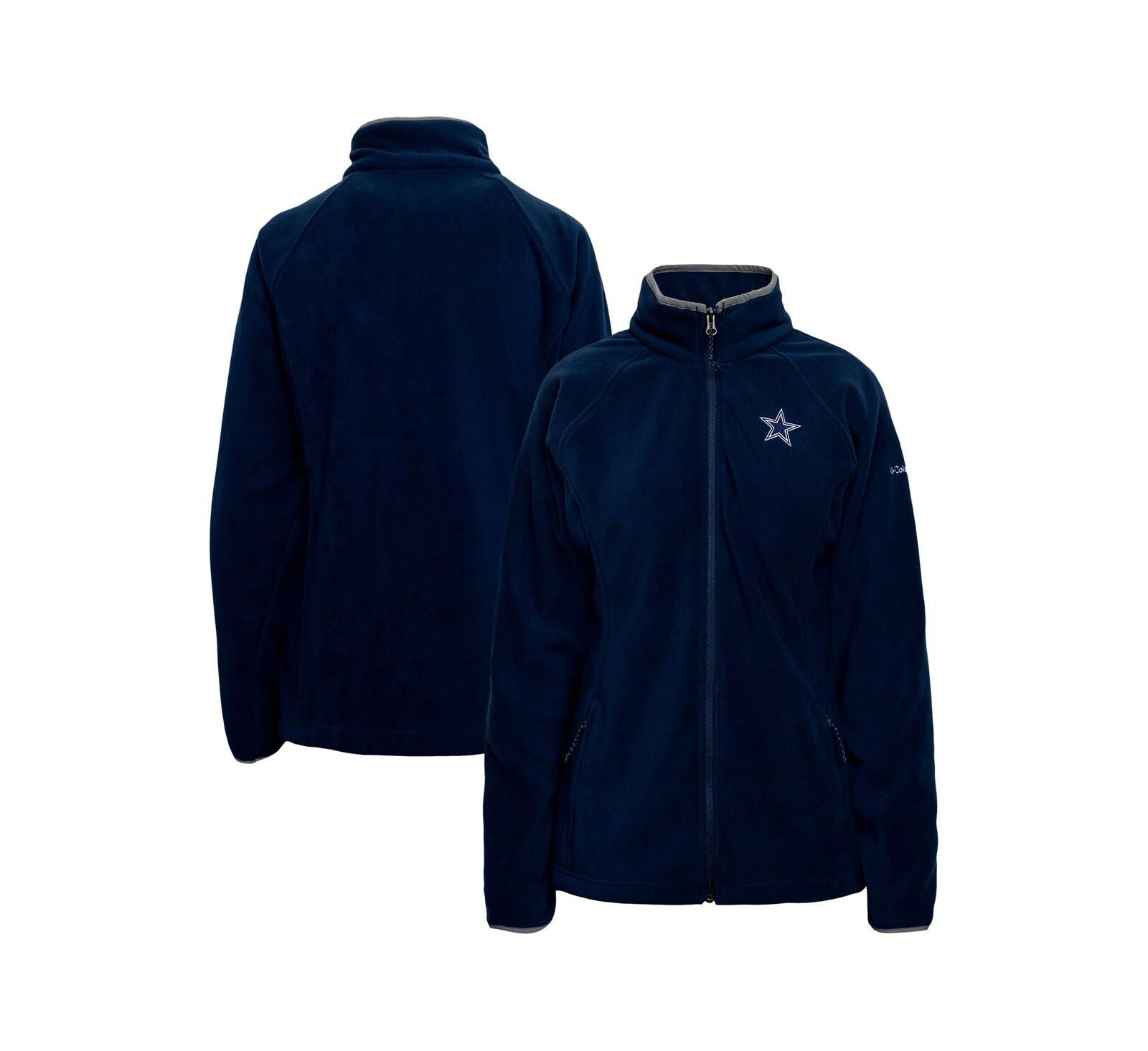 Женская флисовая куртка Columbia Dallas Cowboys Give and Go III Fleece Raglan Full-Zip