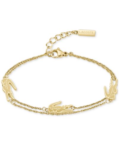 Lacoste Crocodile Charm цепочка-браслет с подвеской
