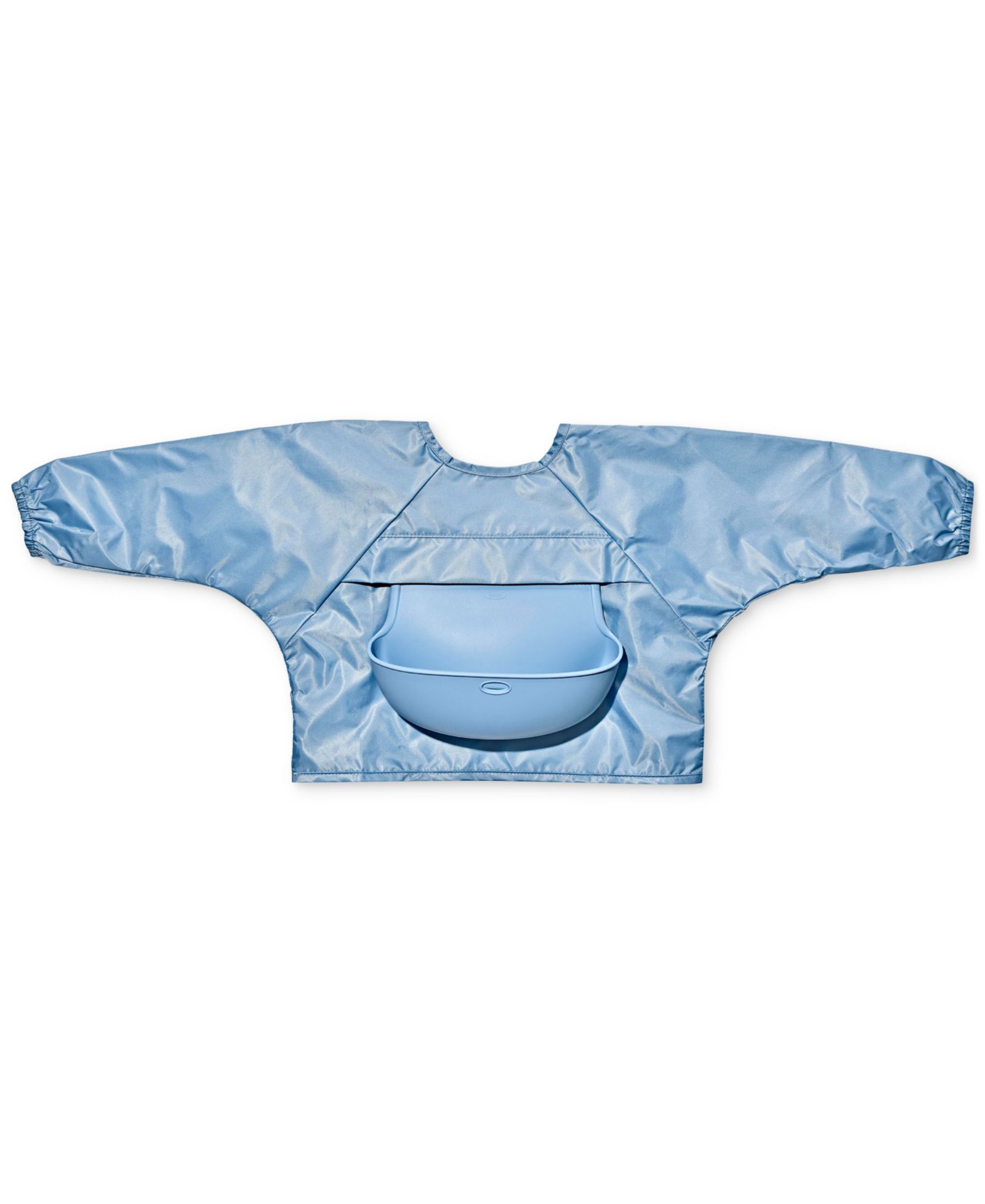 OXO TOT Sleeved Roll Up Bib with Crumb Pocket