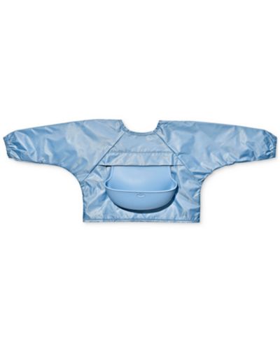 OXO TOT Sleeved Roll Up Bib with Crumb Pocket