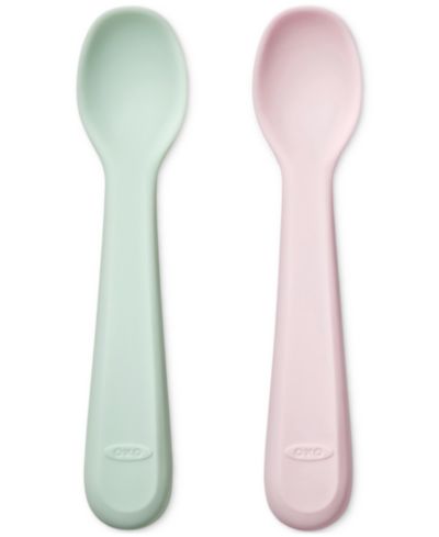 OXO TOT гибкие силиконовые ложки для кормления, 2-Pack