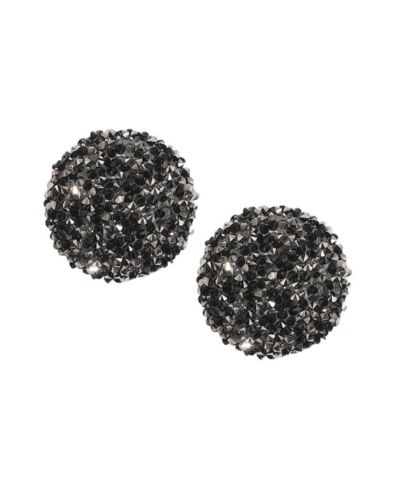 Embellished Cluster Circular Stud Earrings