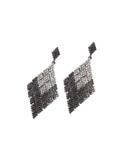 Серьги SOHI Ombre Rhombus Drop