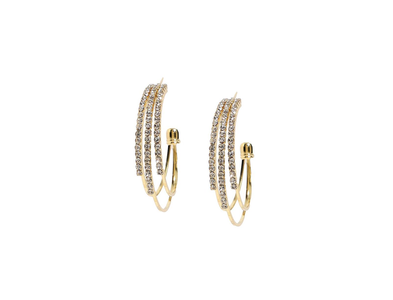 Серьги Party Half Hoop