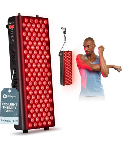 Lifepro Red Light Therapy for Body Panel – 660nm & 850nm Infrared Red Light Therapy, 120 Dual Chip Infrared LEDs, Full Body Light, Hanging Kit