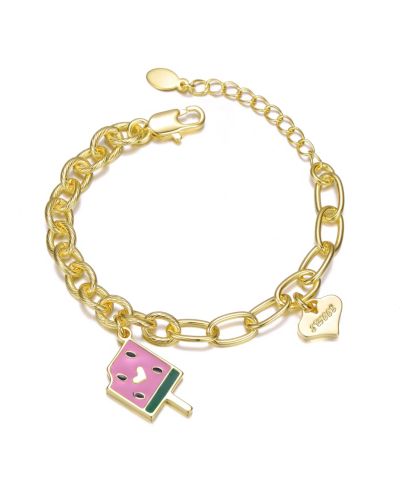 Браслет GiGiGirl Kids Plated Charm "Sweet Heart & Watermelon Treat"