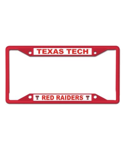 Рамка для номерного знака Wincraft Texas Tech Red Raiders Chrome Colored