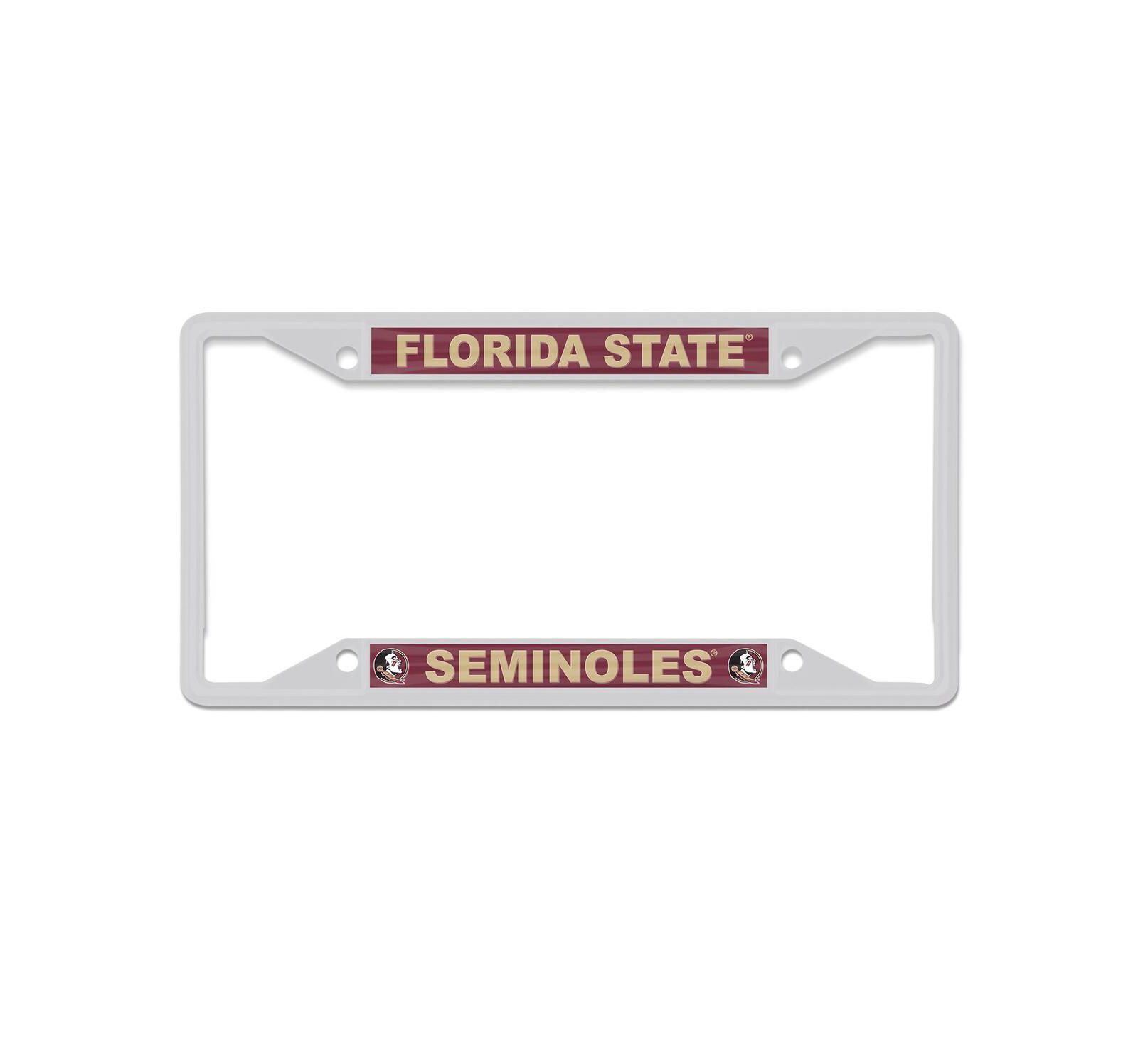 Рамка для номерного знака Wincraft Florida State Seminoles Chrome Color