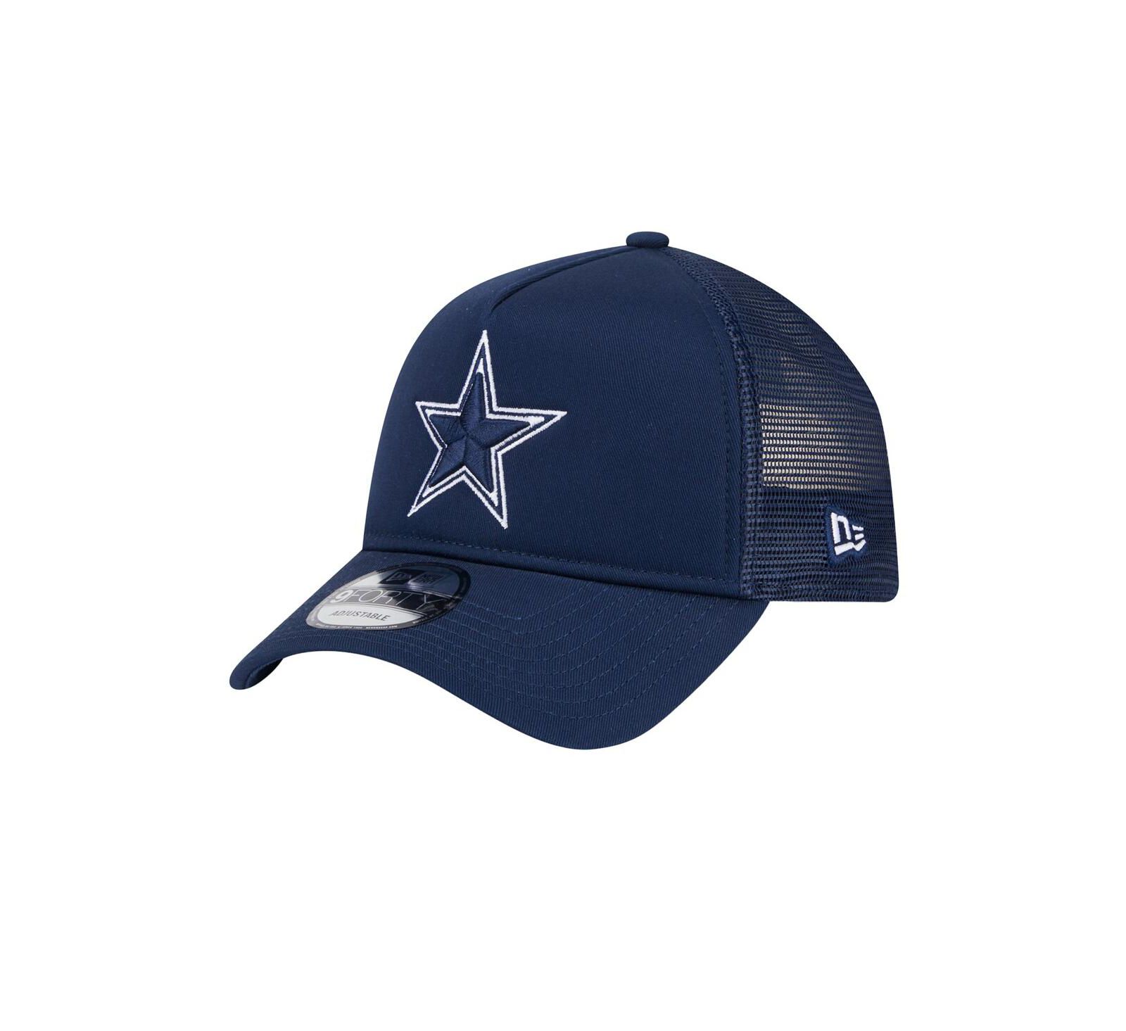 Мужская кепка New Era Navy Dallas Cowboys Main A-Frame Trucker 9FORTY Adjustable