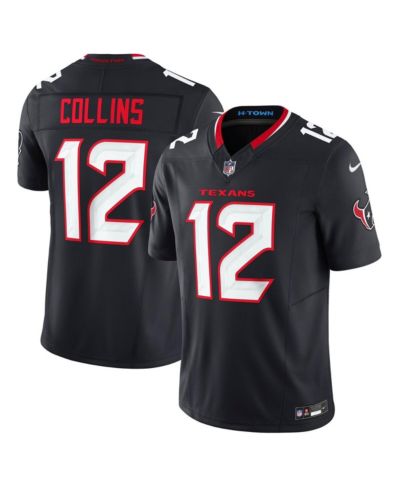 Джерси Nike Men's Nico Collins Navy Houston Texans Team Vapor F.U.S.E. Limited