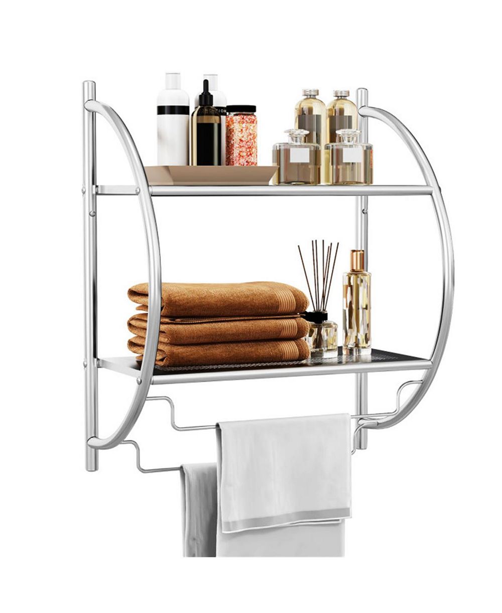 Slickblue Convenient Storage and Easy Access Bathroom Towel Rack