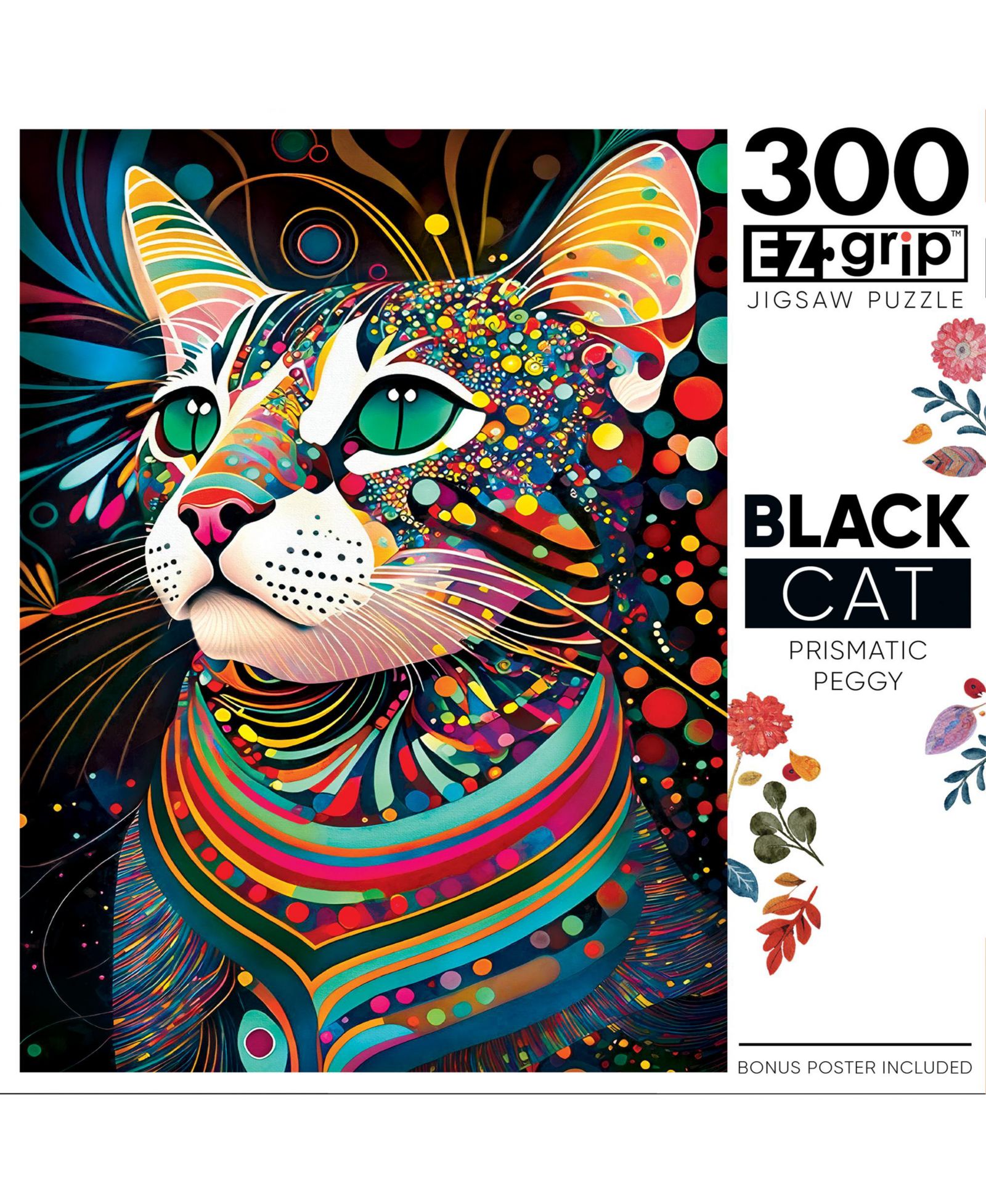Пазл MasterPieces Puzzles Black Cats - Prismatic Peggy, 300 деталей