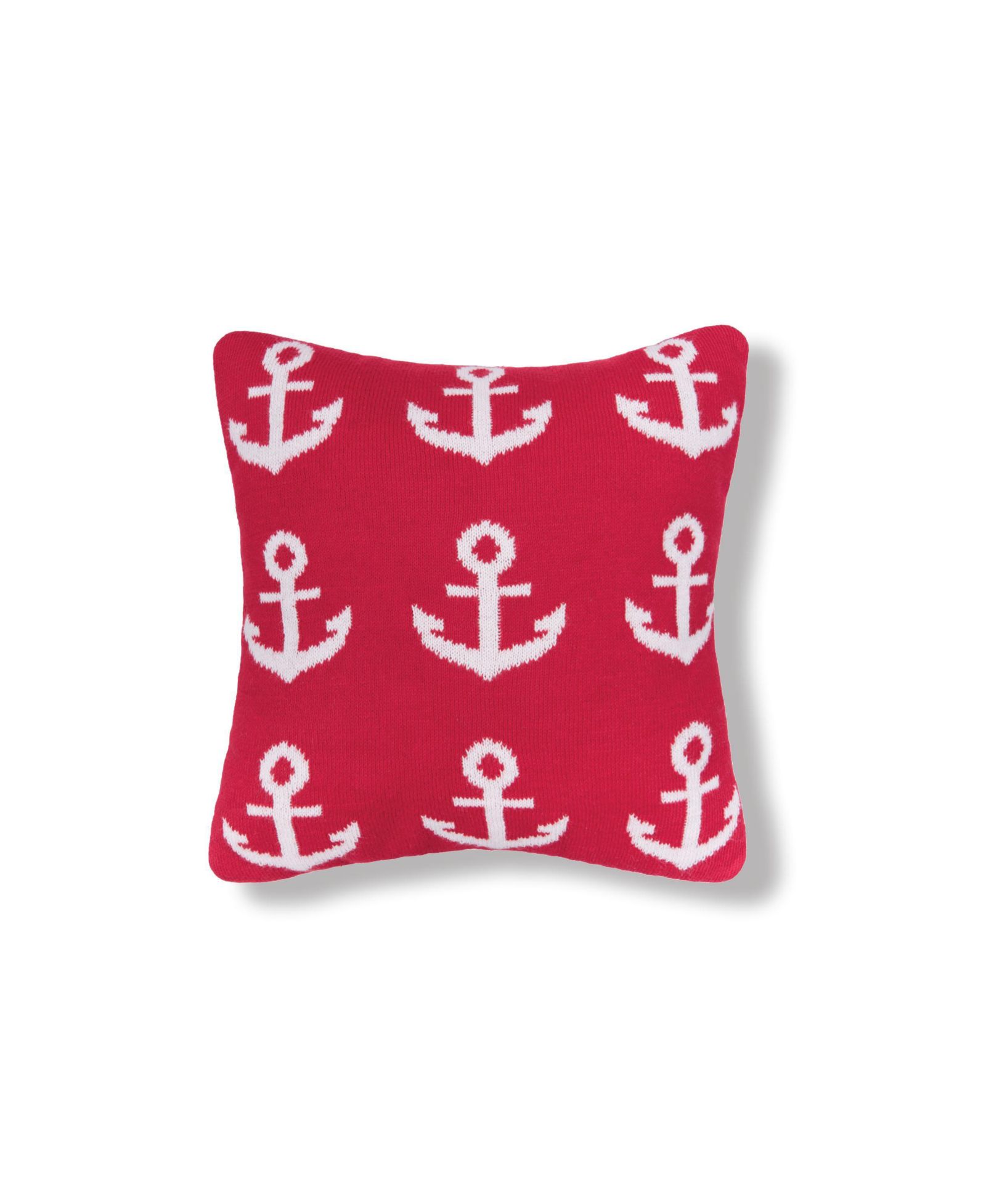 Anchor Knitted Small/Petite Accent Pillow, 10" x 10"