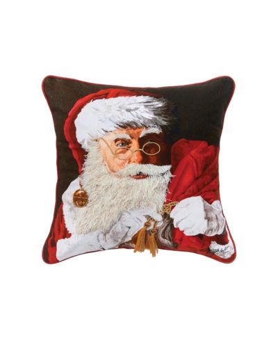 Рождественская декоративная подушка C&F Home Santa Claus With Toys
