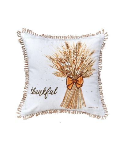 C&F Home декоративная наволочка с принтом Thankful Wheat, 18" x 18"
