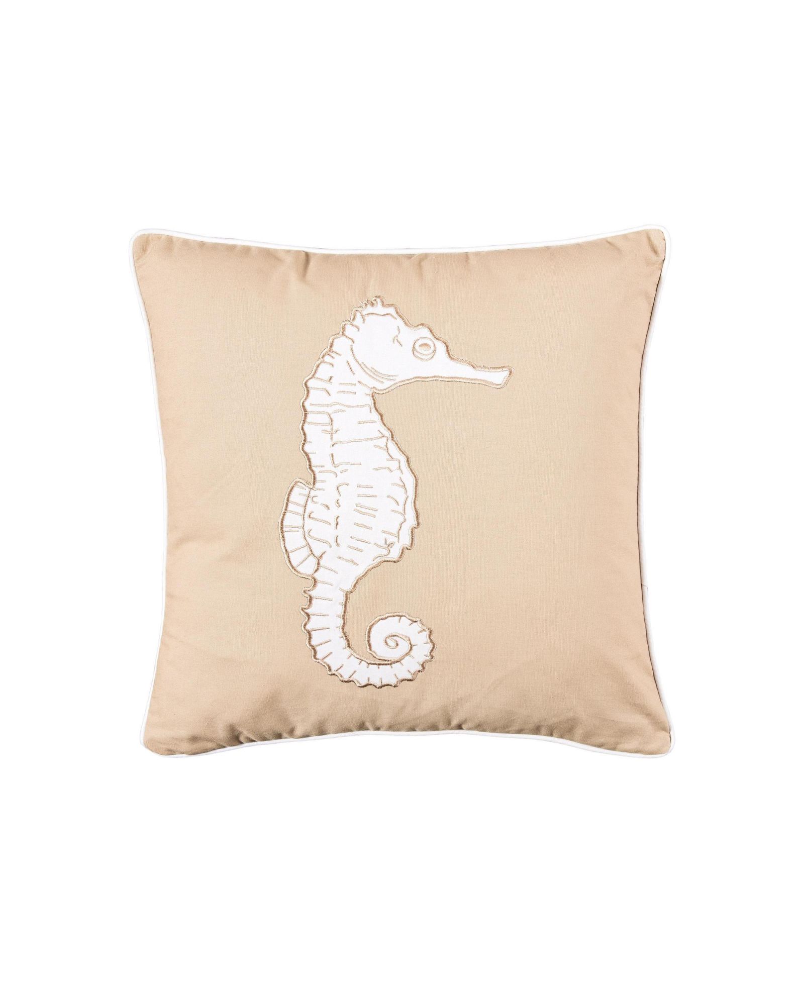 Декоративная наволочка Seaside Seahorse Applique Accent