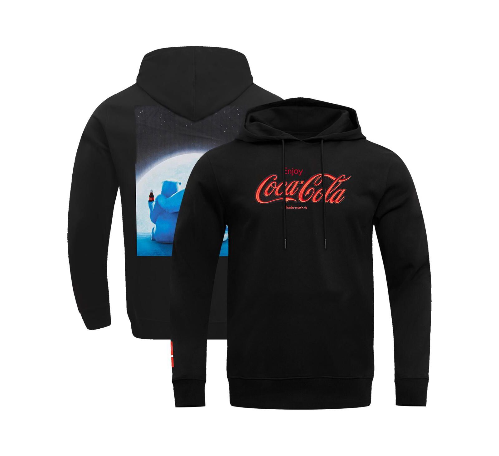 Мужское худи Freeze Max Black Coca-Cola Sharing A Coke Pullover