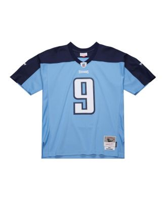 Мужская джерси Mitchell & Ness Steve McNair Light Blue Tennessee Titans 2003 Legacy Replica