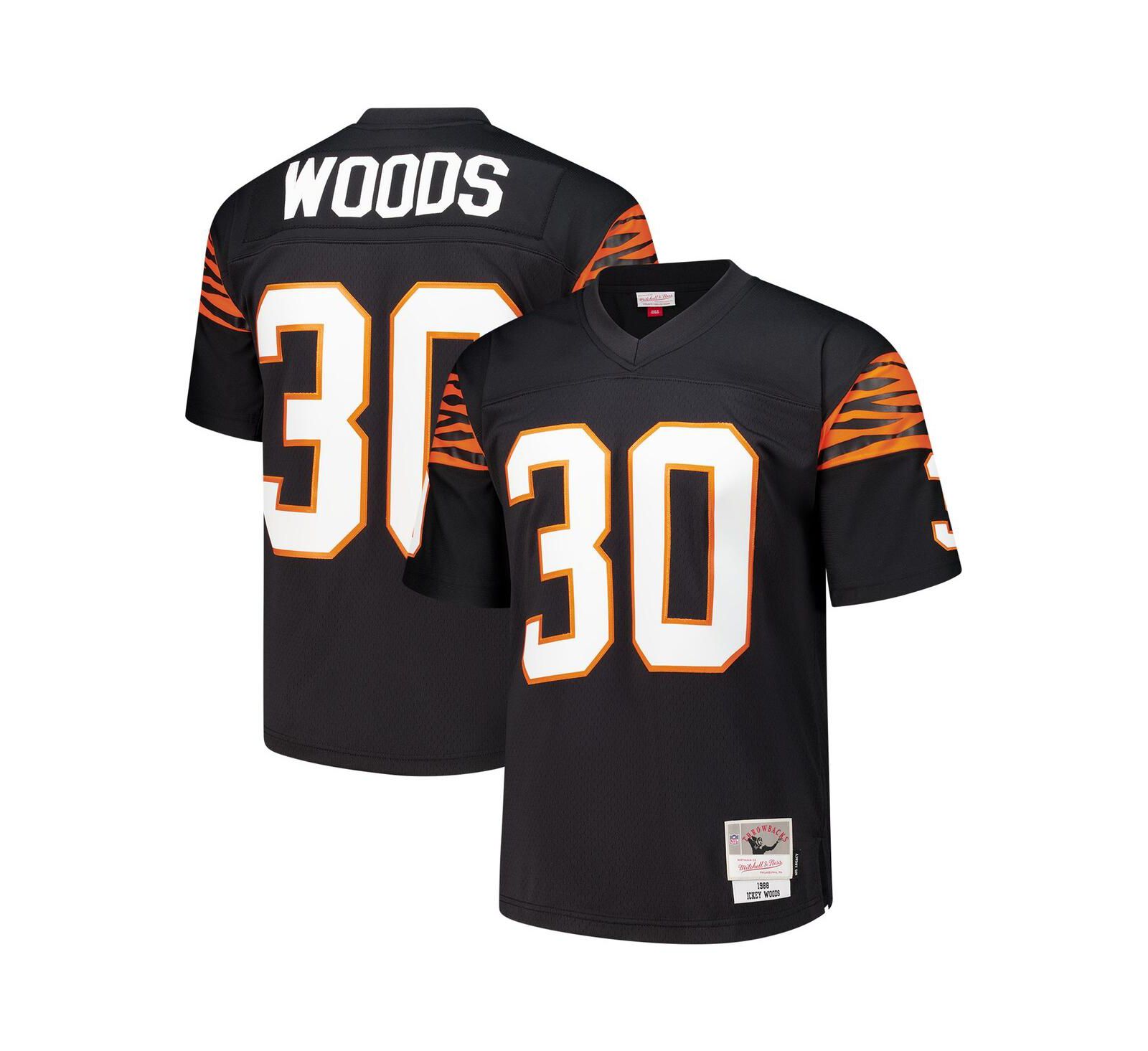 Мужская джерси Mitchell & Ness Ickey Woods Cincinnati Bengals 1988 Legacy