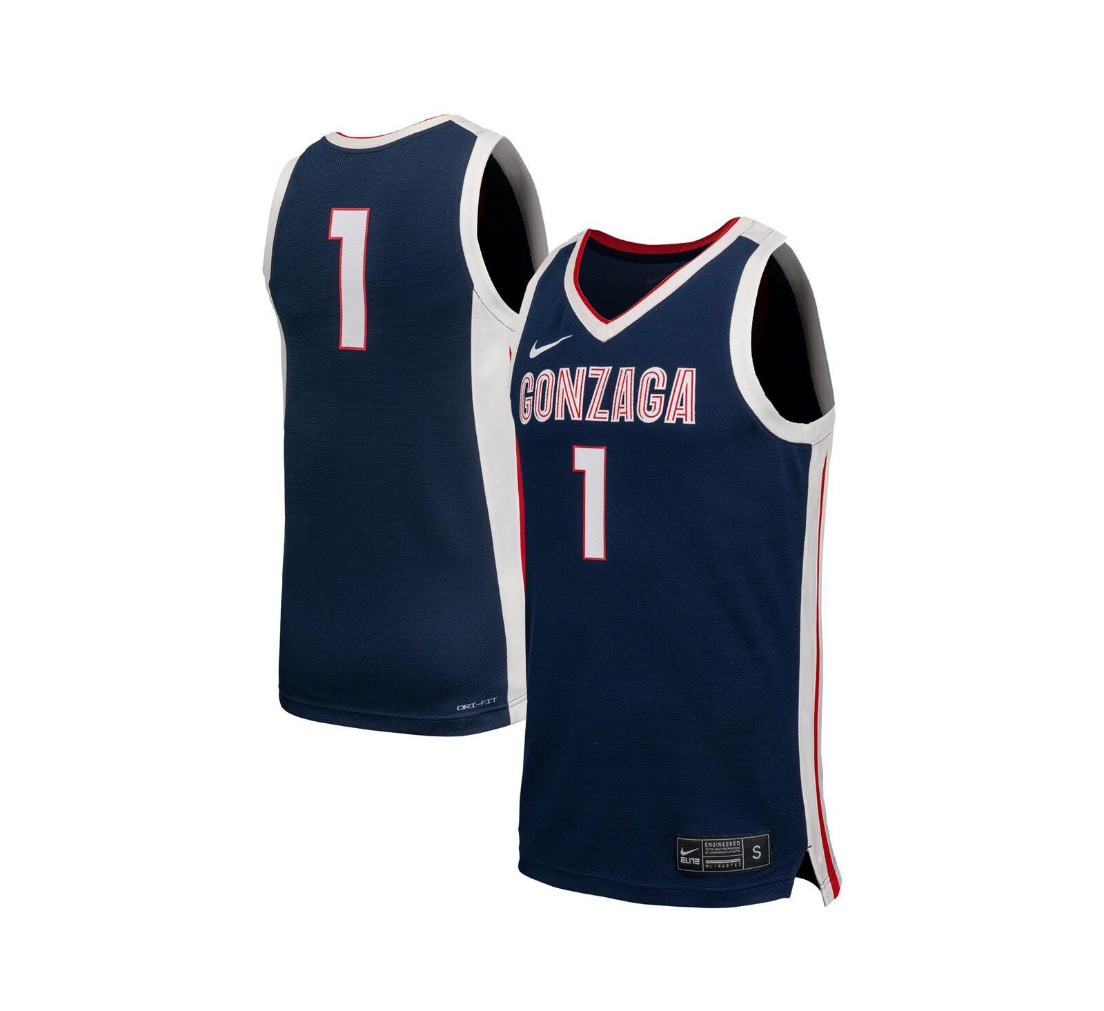 Nike Мужская реплика баскетбольной джерси Gonzaga Bulldogs темно-синего цвета