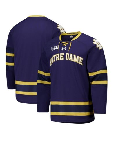 Мужская хоккейная джерси Under Armour Notre Dame Fighting Irish Replica Navy