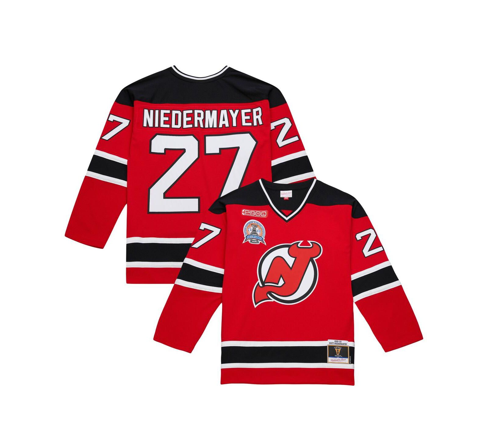 Mitchell & Ness Мужская джерси Scott Niedermayer Red New Jersey Devils Big & Tall