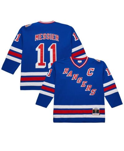 Мужская джерси Mitchell & Ness New York Rangers Mark Messier, синяя