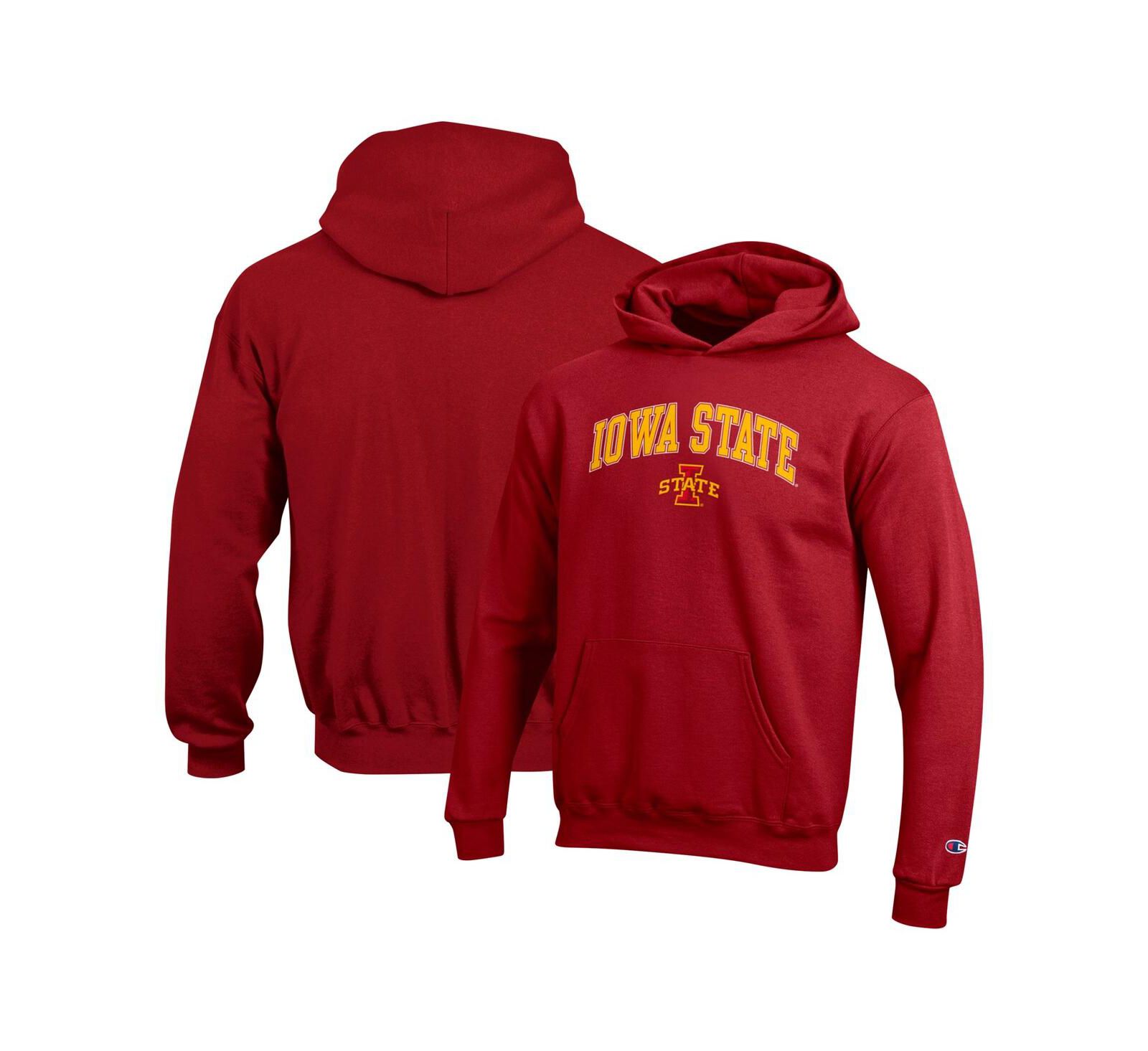 Champion Худи Pullover с принтом Iowa State Cyclones для мальчиков и девочек