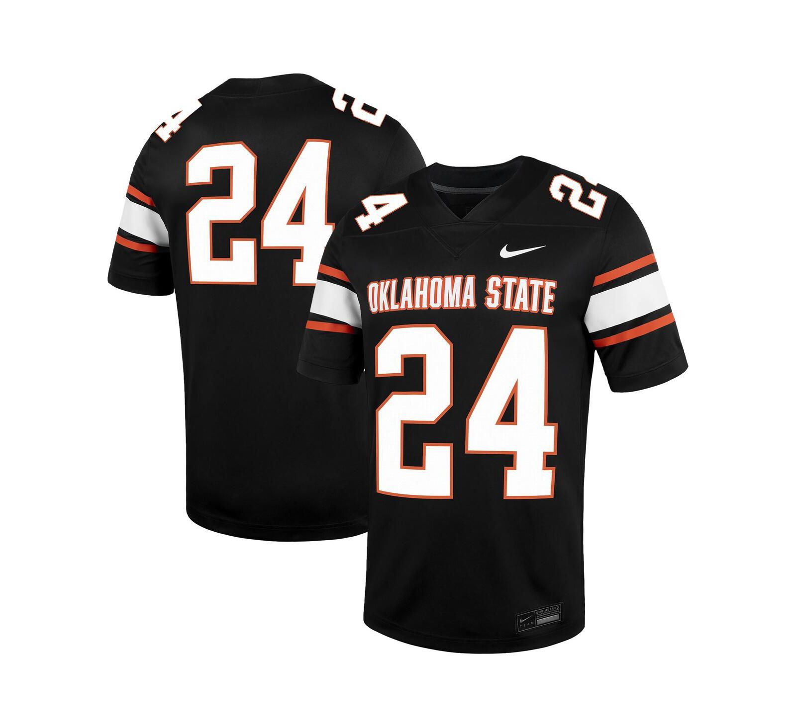 Мужская футбольная джерси Nike Oklahoma State Cowboys, черная