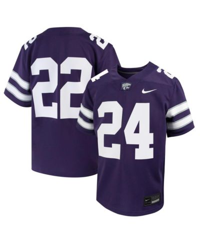 Джерси Nike Kansas State Wildcats Untouchable Football для мальчиков и девочек, фиолетовый