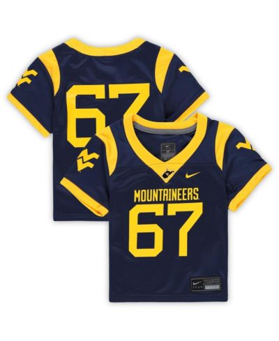 Детская джерси Nike Navy West Virginia Mountaineers Untouchable Replica для футбола
