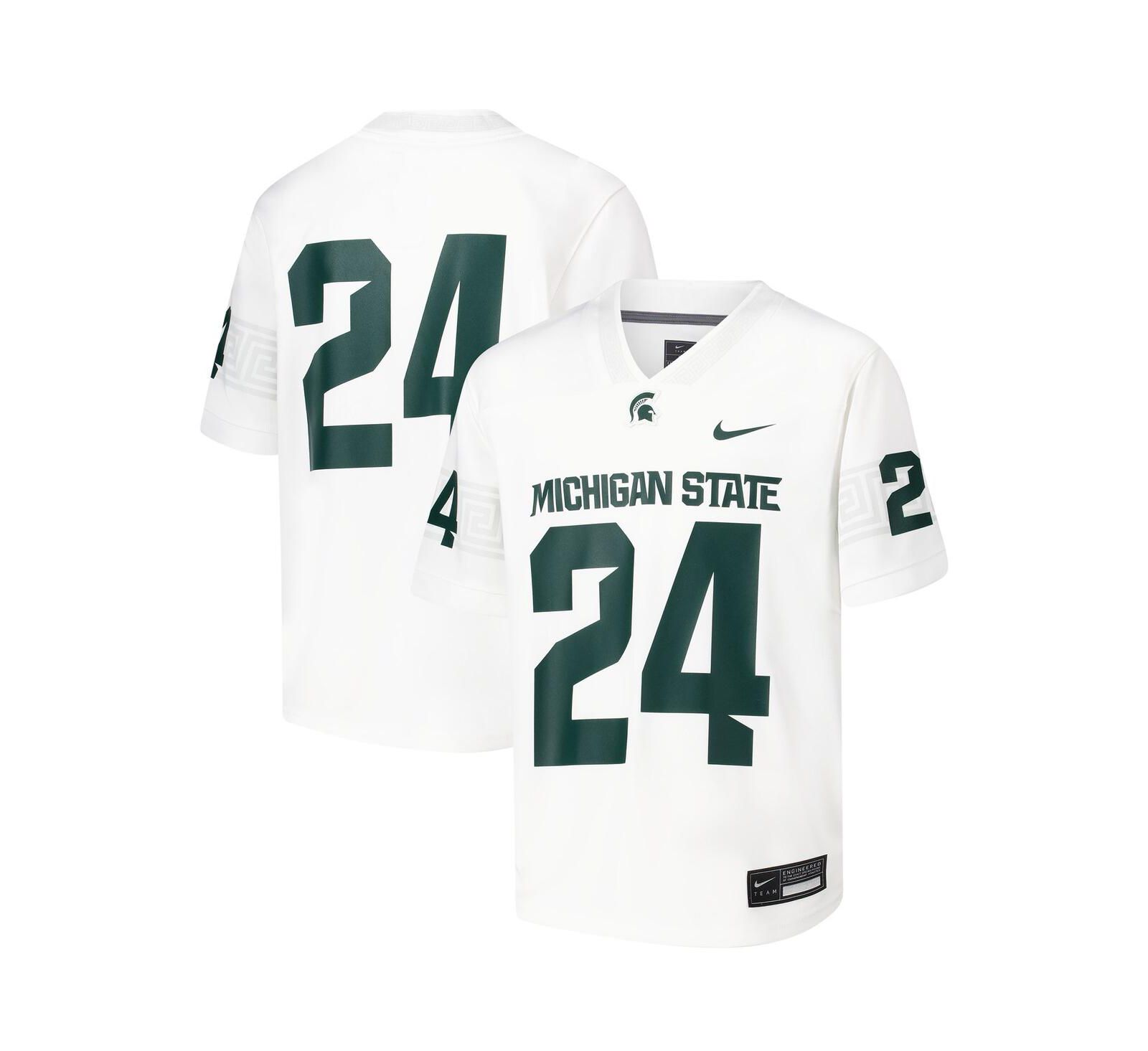 Детская футбольная джерси Nike White Michigan State Spartans Untouchable 24